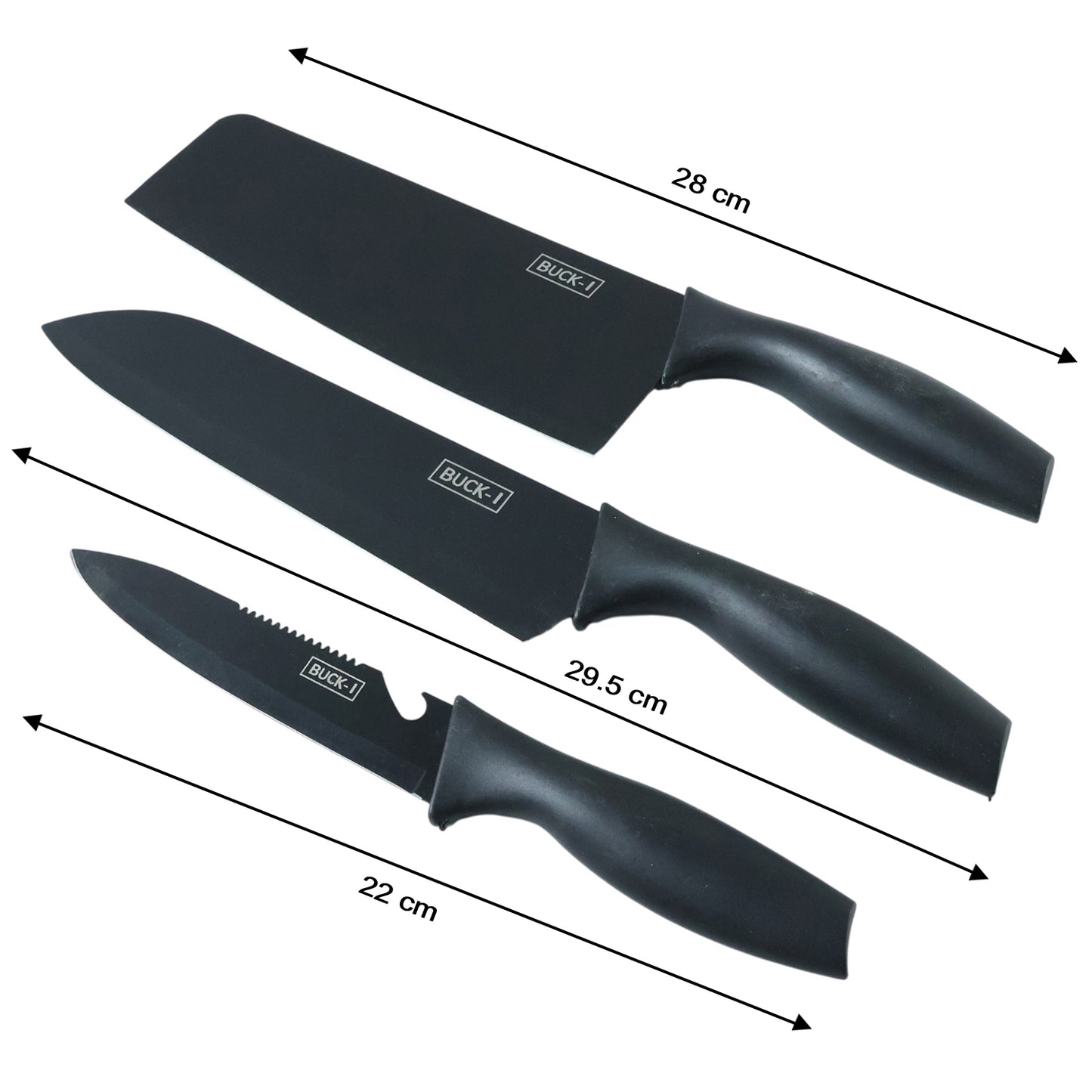 3 In 1 Professional Kitchen Knife Set (1 Set)