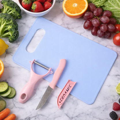 3 In 1 Multipurpose Kitchen Fruit  Vegetable Cutting Board Set