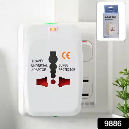 Universal Travel Adapter With Dual Usb Charger Ports - International Multipurpose