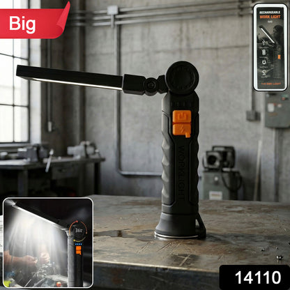 Rechargeable Adjustable Big Led Work Light (1 Pc)