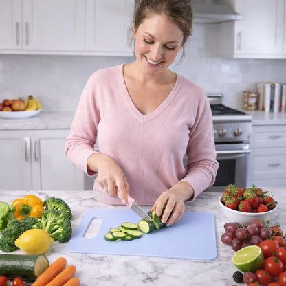 3 In 1 Multipurpose Kitchen Fruit  Vegetable Cutting Board Set